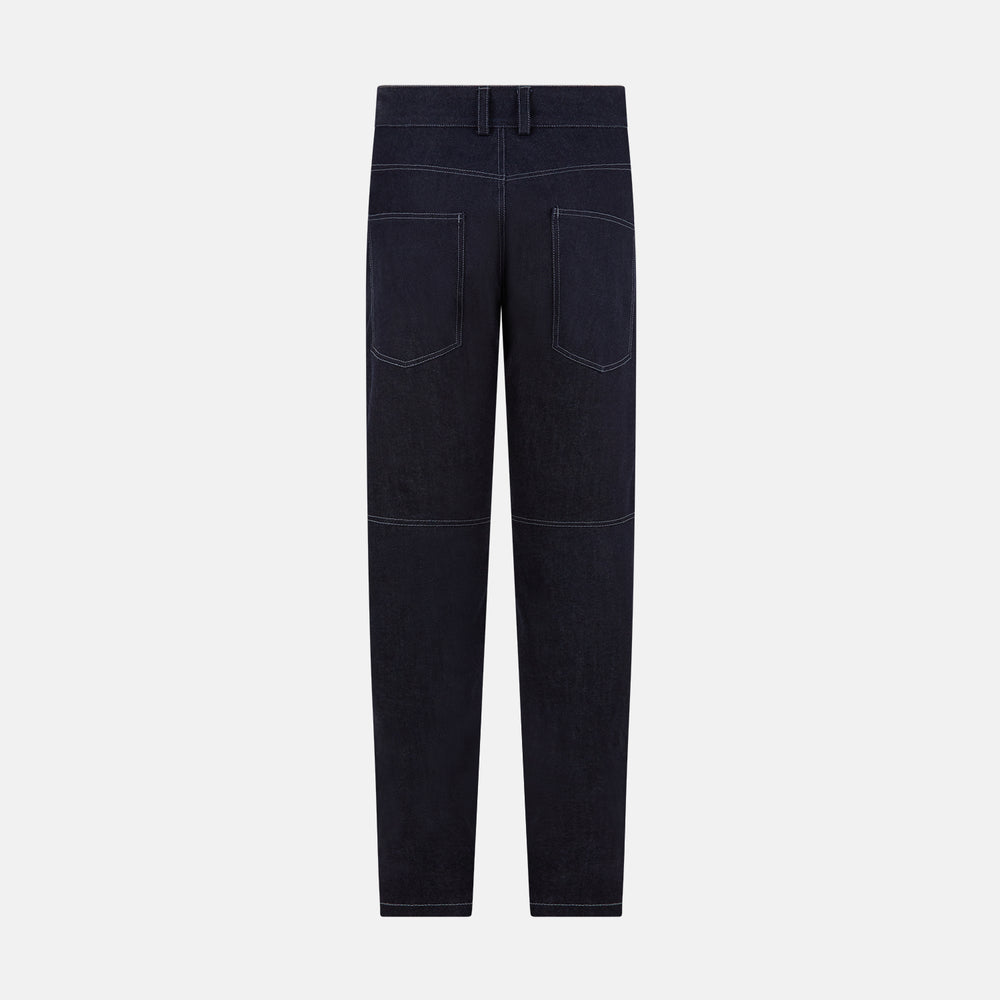 Navy Denim Trousers