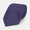 View 1 of product Purple Square and Circle Silk Tie