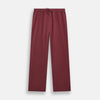 View 6 of product Burgundy Silk Pyjama Set