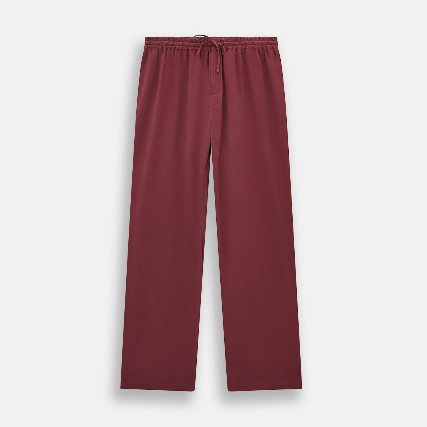 View 6 of product Burgundy Silk Pyjama Set