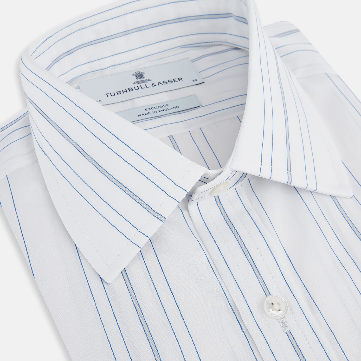 View 2 of product Pale Blue Multi Stripe Mayfair Shirt