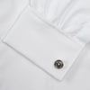 View 6 of product White Oxford Shirt with T&A Collar and Double Cuffs