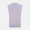 Lilac Cashmere V-Neck Vest