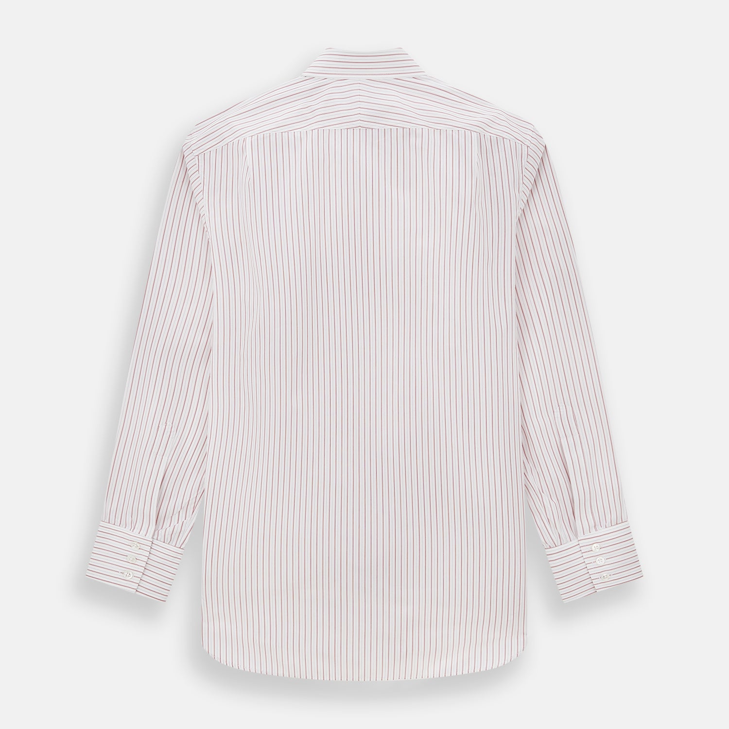 View 3 of product Red Multi Ticking Stripe Mayfair Shirt
