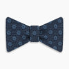View 1 of product Navy Medallion Silk Bow Tie