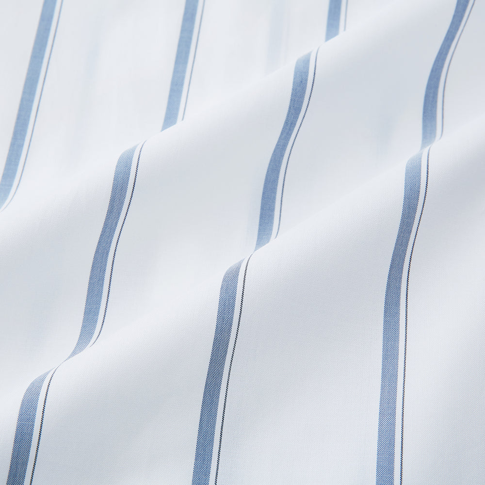 Steel Grey Track Stripe Mayfair Shirt