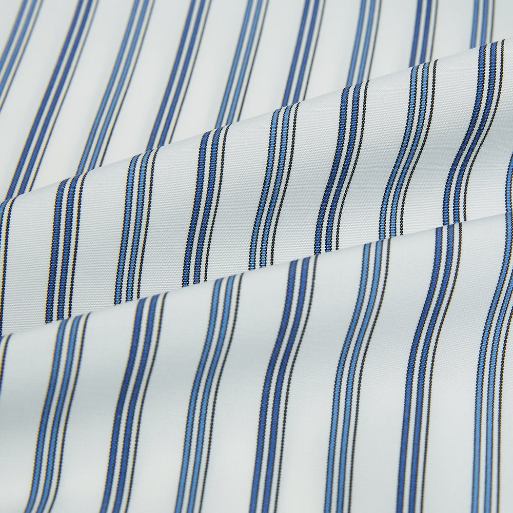 Sapphire Blue Multi Track Stripe Westminster shirt