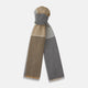 Grey and Beige Cashmere Scarf