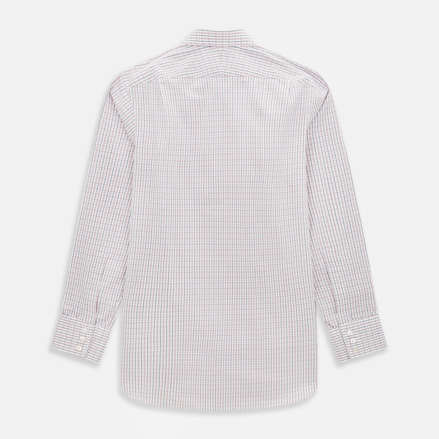 View 3 of product Red and Blue Multi Check Mayfair Shirt