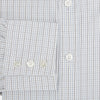 View 4 of product Pale Blue and Grey Grid Check Mayfair Shirt