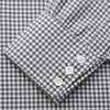 View 3 of product Grey Gingham Check Cotton Melange Regular Fit Mayfair Shirt