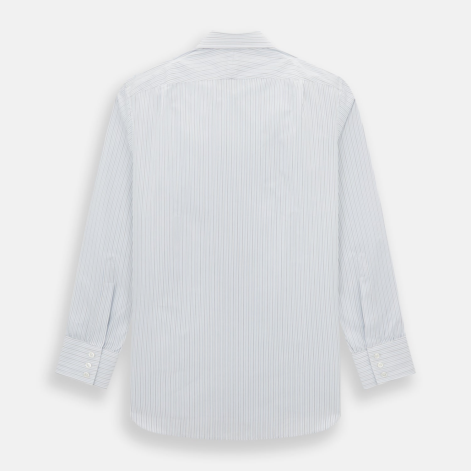 View 3 of product Navy and Blue Pinstripe Mayfair Shirt