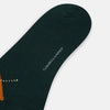 View 3 of product Forest Green Wool Check Mid-Length Socks
