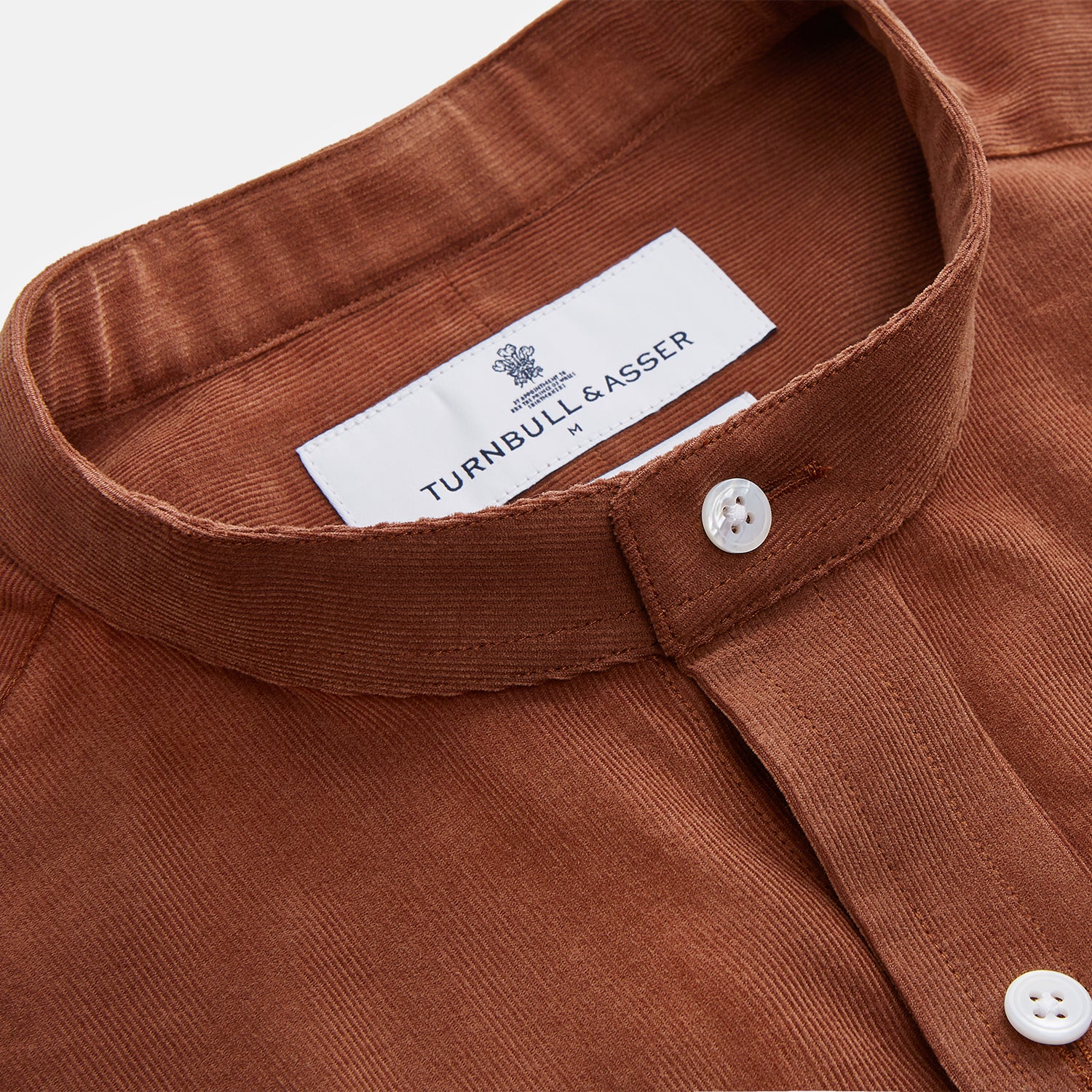 View 4 of product Rust Cotton Weekend Fit Blake Shirt