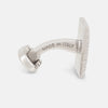View 2 of product Silver Striped Square Cufflinks