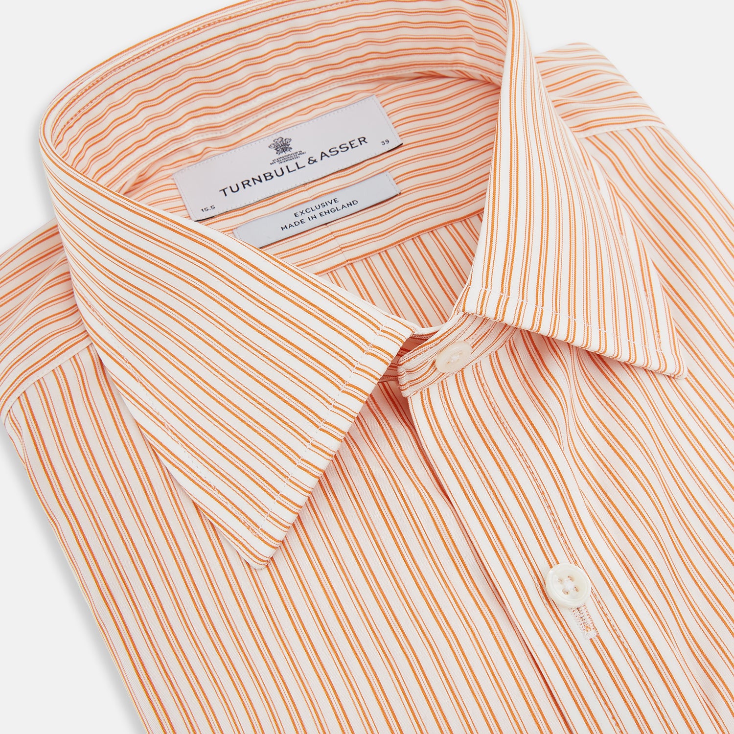 View 2 of product Orange Ticking Stripe Mayfair Shirt