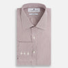 View 5 of product Red and Pink Ticking Stripe Mayfair Shirt
