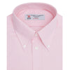 Pink Royal Oxford Cotton Shirt with Button-Down Collar and 3-Button Cuffs