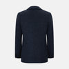 View 3 of product Navy Linen Blend Cambridge blazer