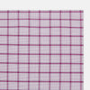 View 2 of product Hand Rolled Purple Graph Overlay Check Handkerchief