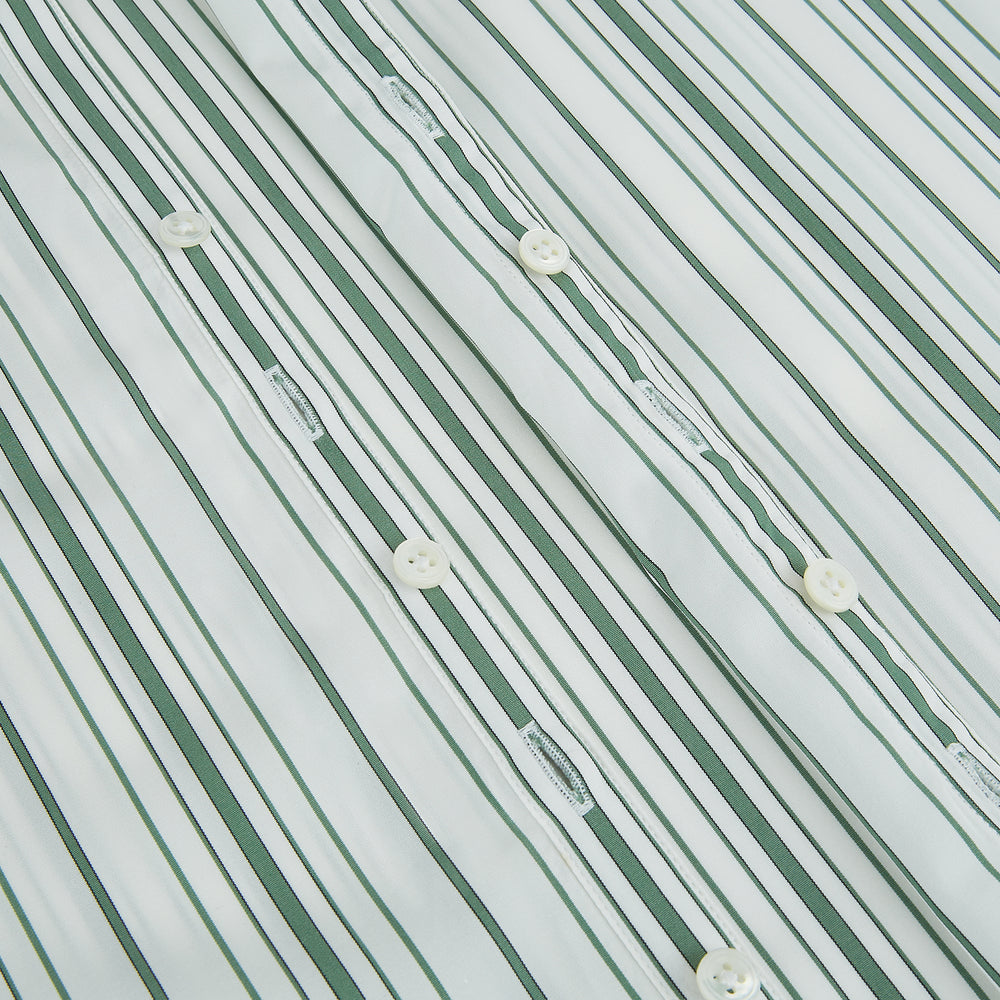 SAGE GREEN MULTI STRIPE WESTMINSTER SHIRT