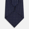 View 3 of product Navy and Grey Circle Silk Tie