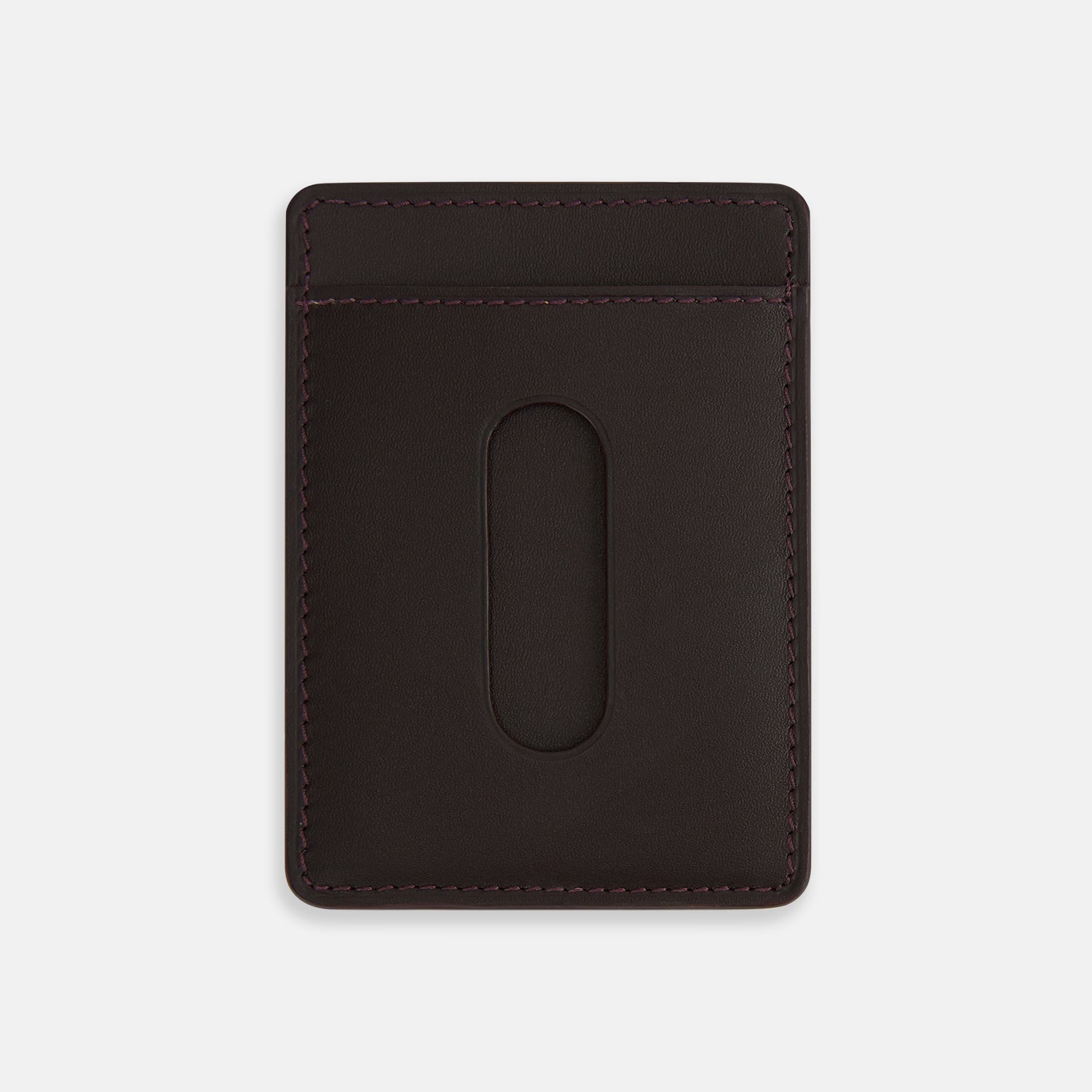 View 2 of product Burgundy Two-slot Card Case