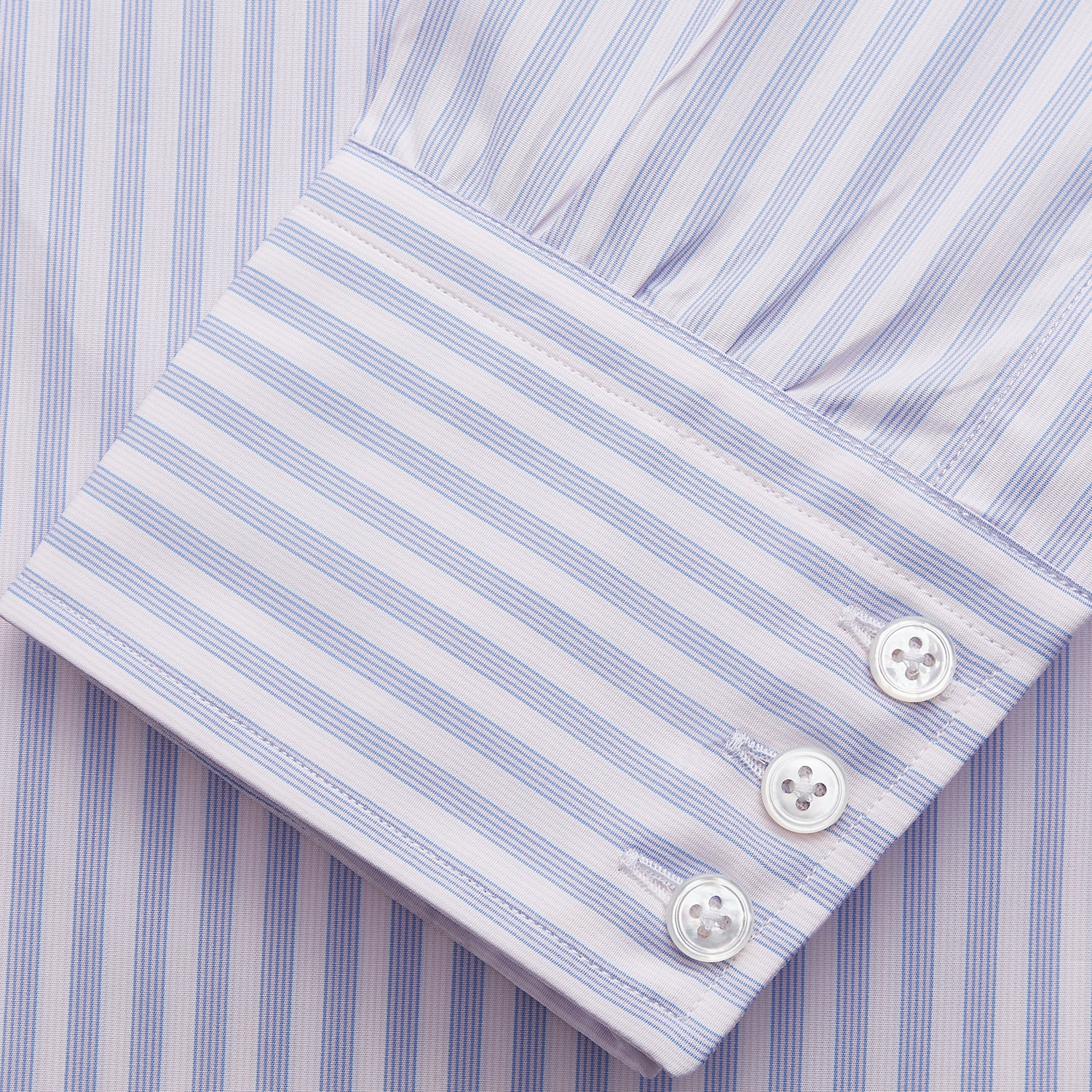 View 2 of product Lilac Stripe Cotton Regular Fit Mayfair Shirt