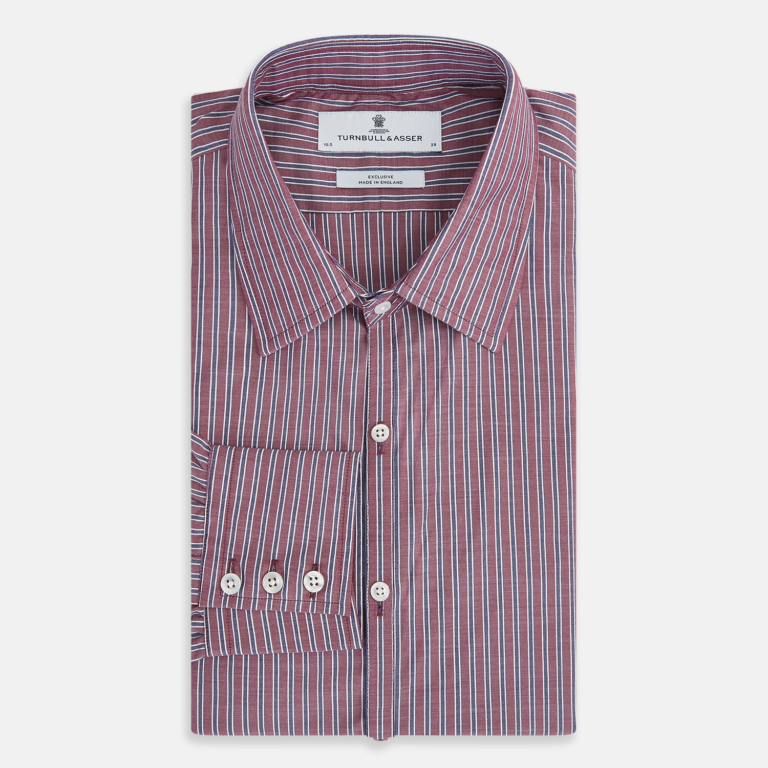 Image 5 of product Wine Ticking Stripe Westminster Shirt