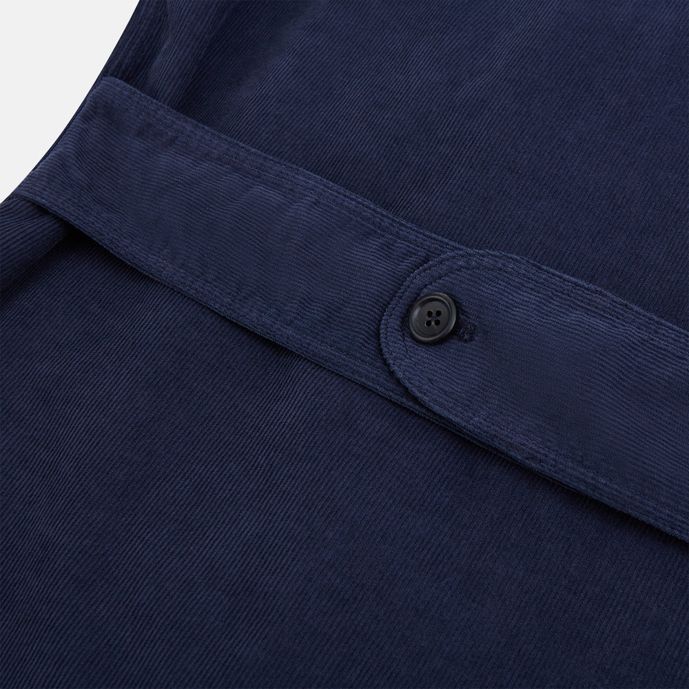 Light Navy Kingston Corduroy Caban Jacket