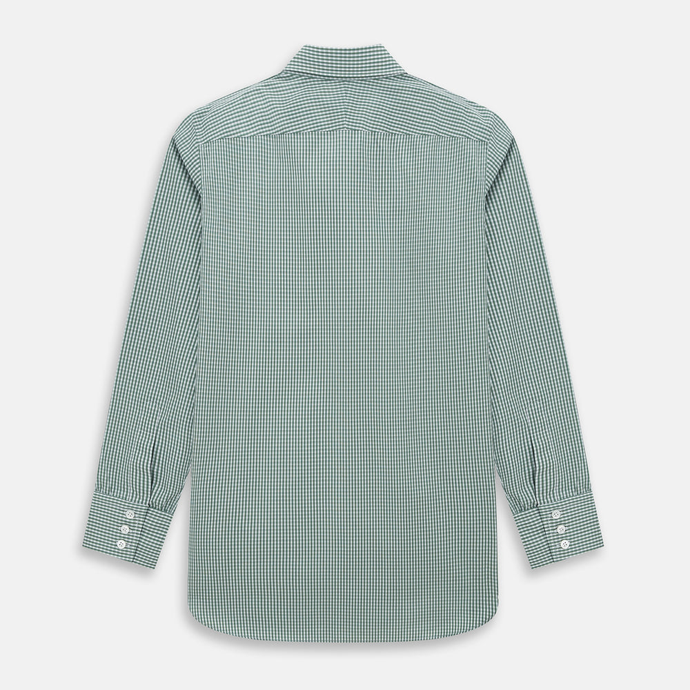 MELON GREEN MICRO SHADOW CHECK WESTMINSTER SHIRT