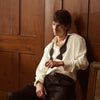 View 2 of product Cream Silk Shirt with T&A Collar and 3-Button Cuffs