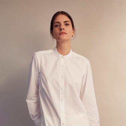 White Cotton Lauren Shirt Image 4