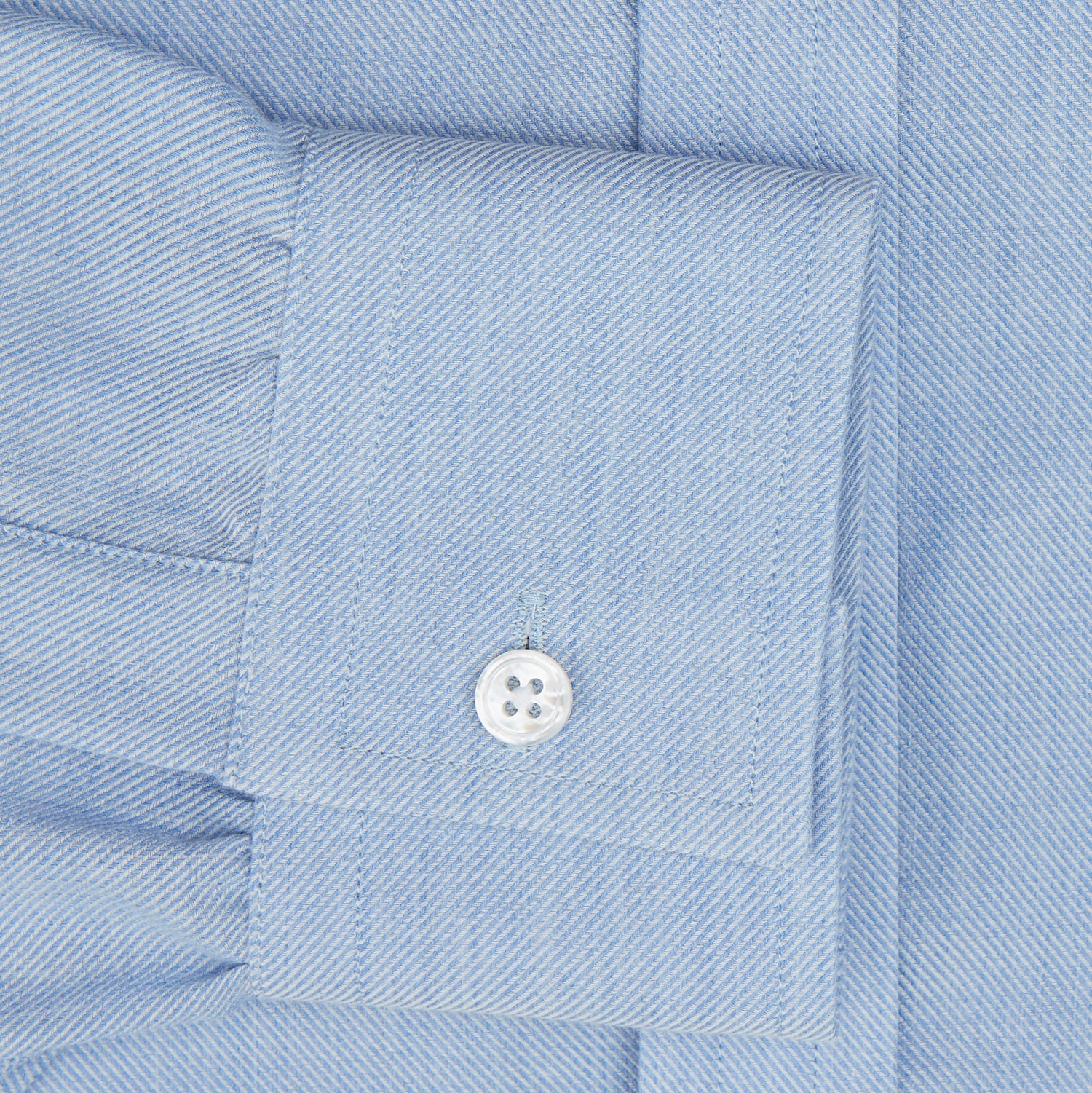 View 3 of product Pale Blue Cotton Cashmere Dorset Collar Richmond Shirt