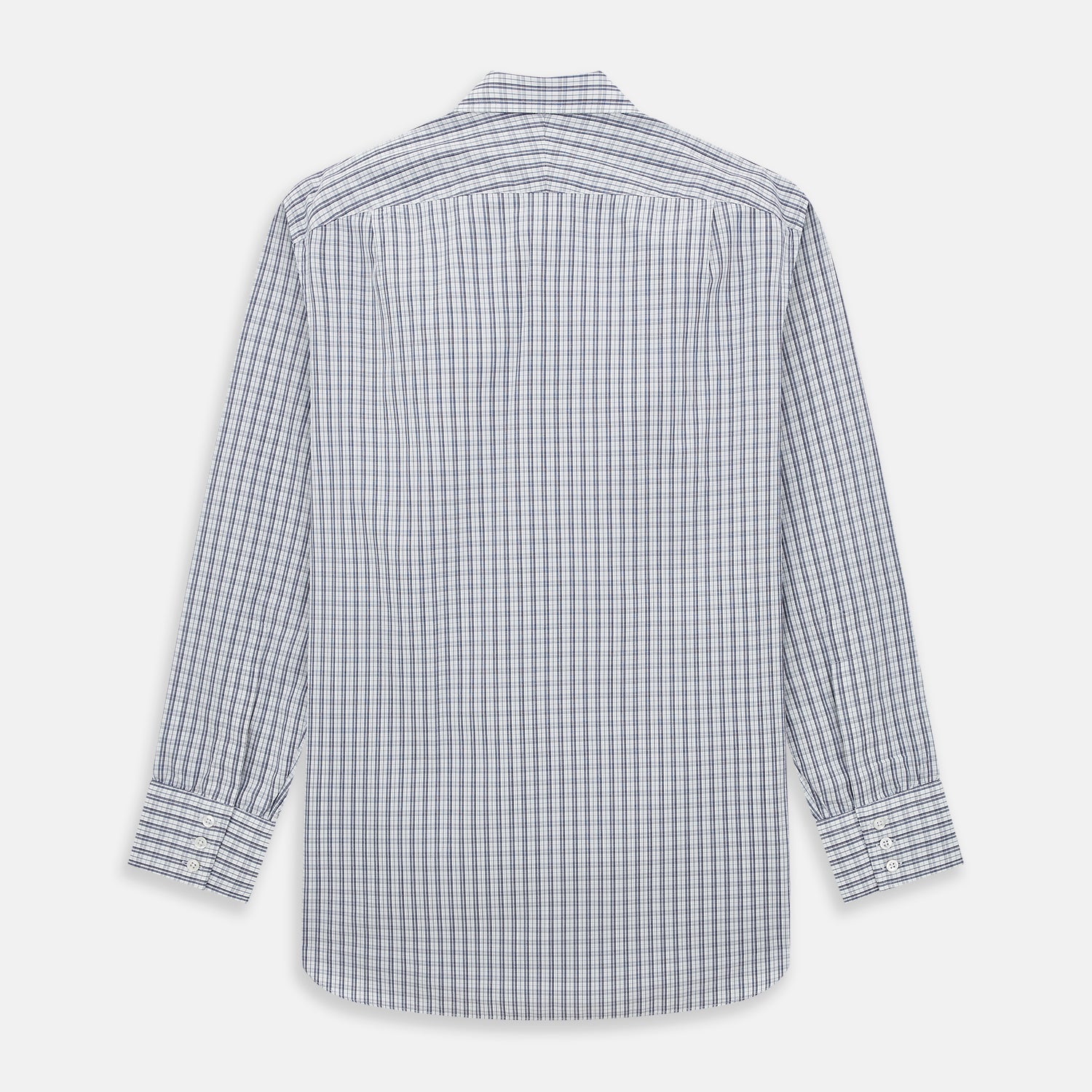 Navy Multi Check Mayfair Shirt