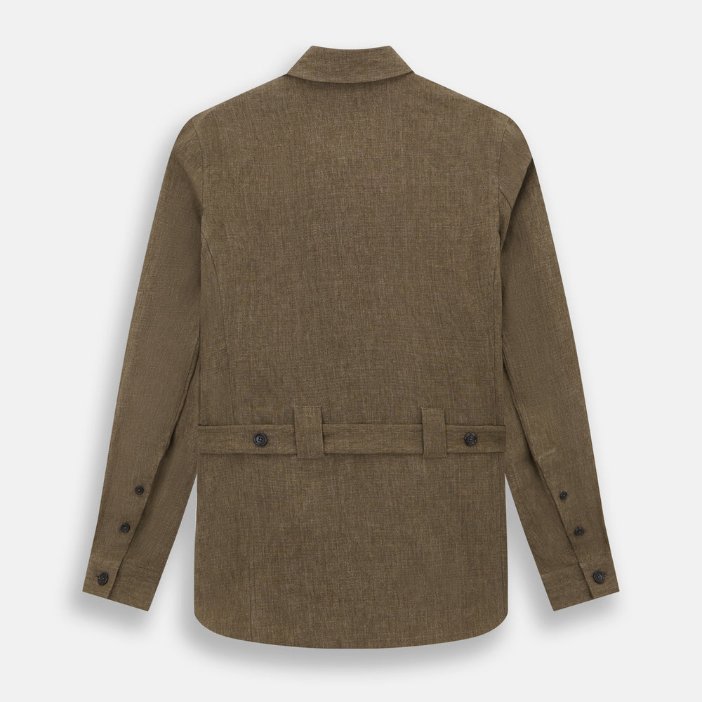 Pine Cone Linen Holland Shacket