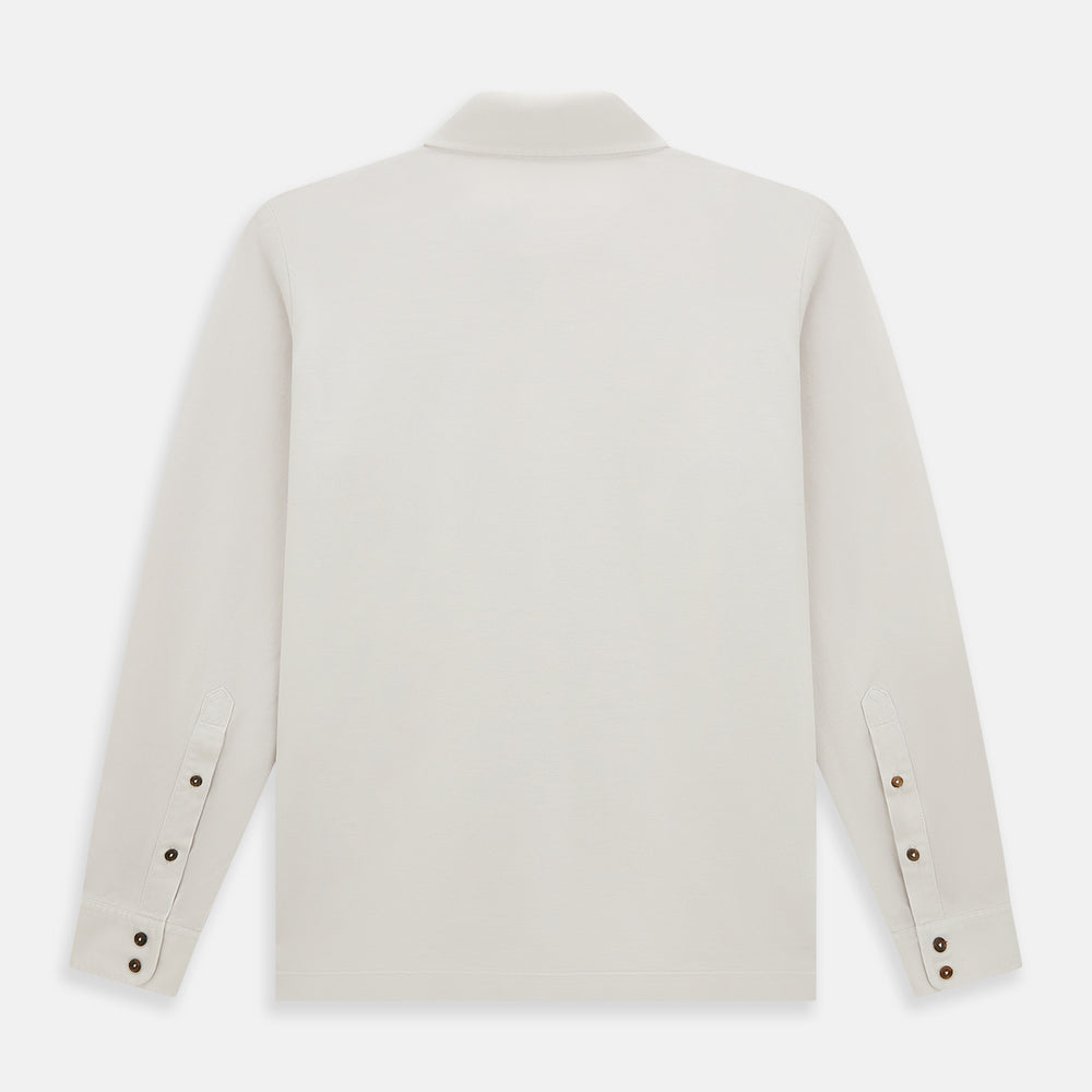 Pale Pink Rugby Polo Shirt