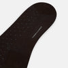 View 3 of product Dark Chocolate/Blue Pale Dot Mid-Length Socks