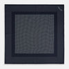 View 4 of product Navy and Light Blue Dot Silk Pocket Square