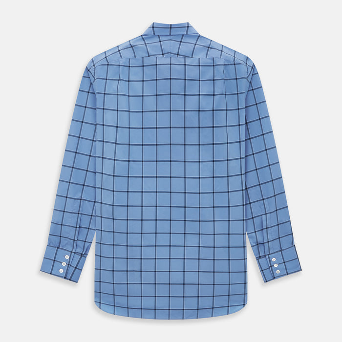 Colony Blue Grid Check Mayfair Shirt Image 2