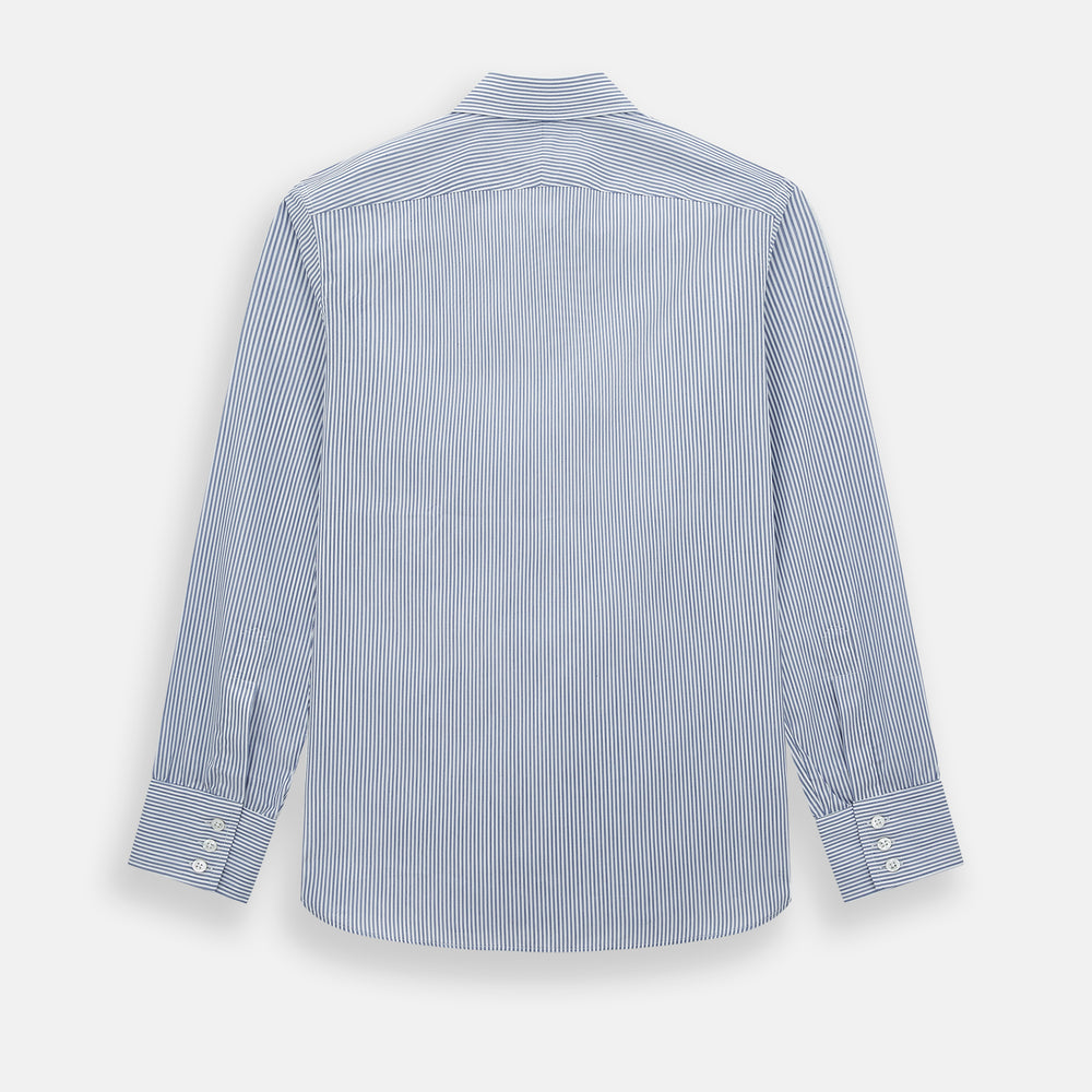 Navy and White Stripe Westminster Shirt