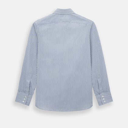 Navy and White Stripe Westminster Shirt Image 2