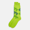 View 2 of product Lime Check Mid-Length Socks
