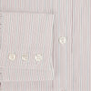 View 4 of product Burgundy Multi Hairline Stripe Mayfair Shirt