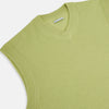 View 2 of product Melon Green Fine Merino V-Neck Vest