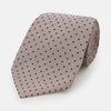 View 1 of product Navy and Lilac Micro Dot Silk Tie
