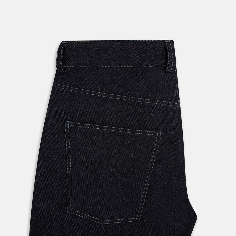 Navy Denim Trousers