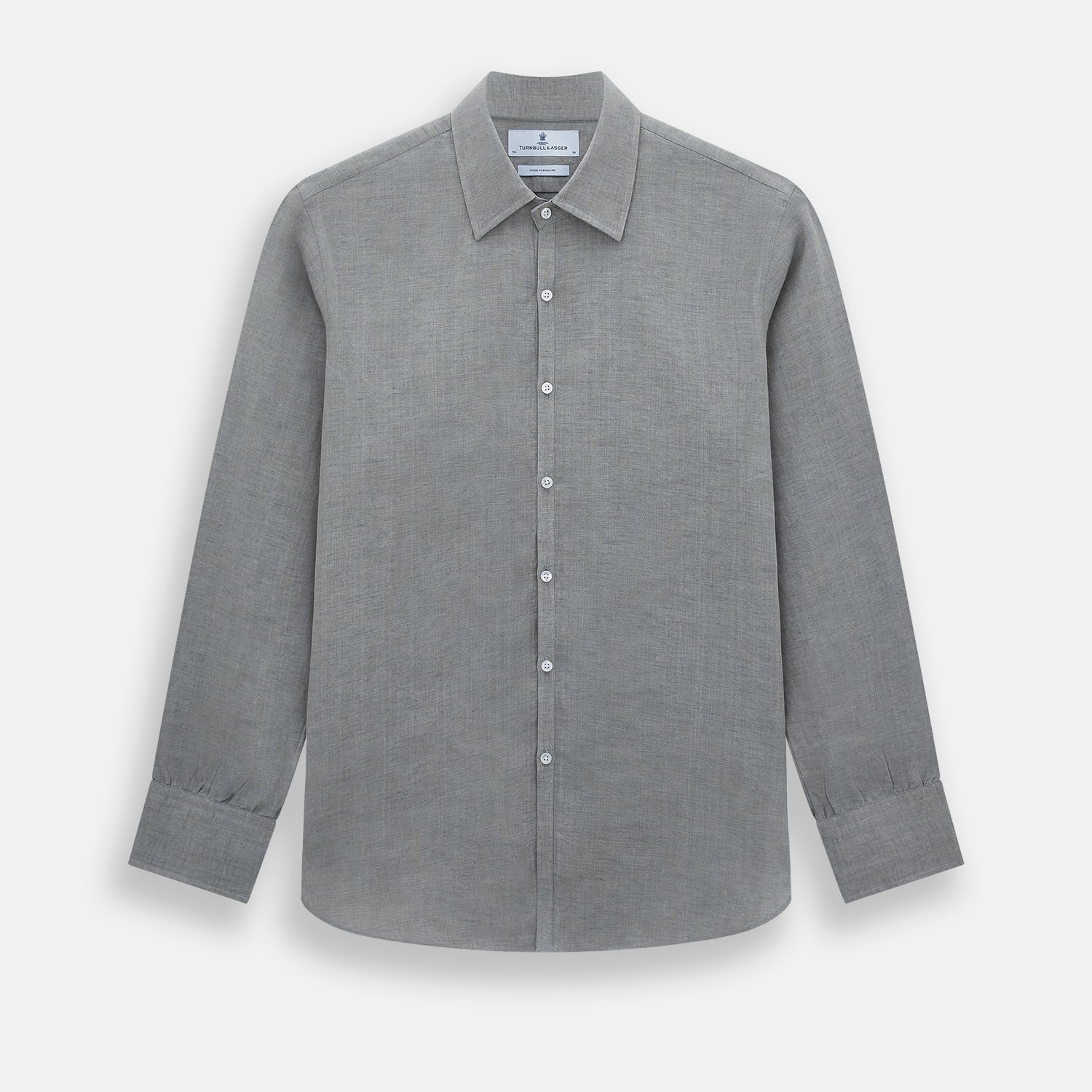 View 1 of product Grey Linen Westminster Shirt