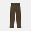 View 3 of product Khaki Green Cotton Twill Manson Trouser