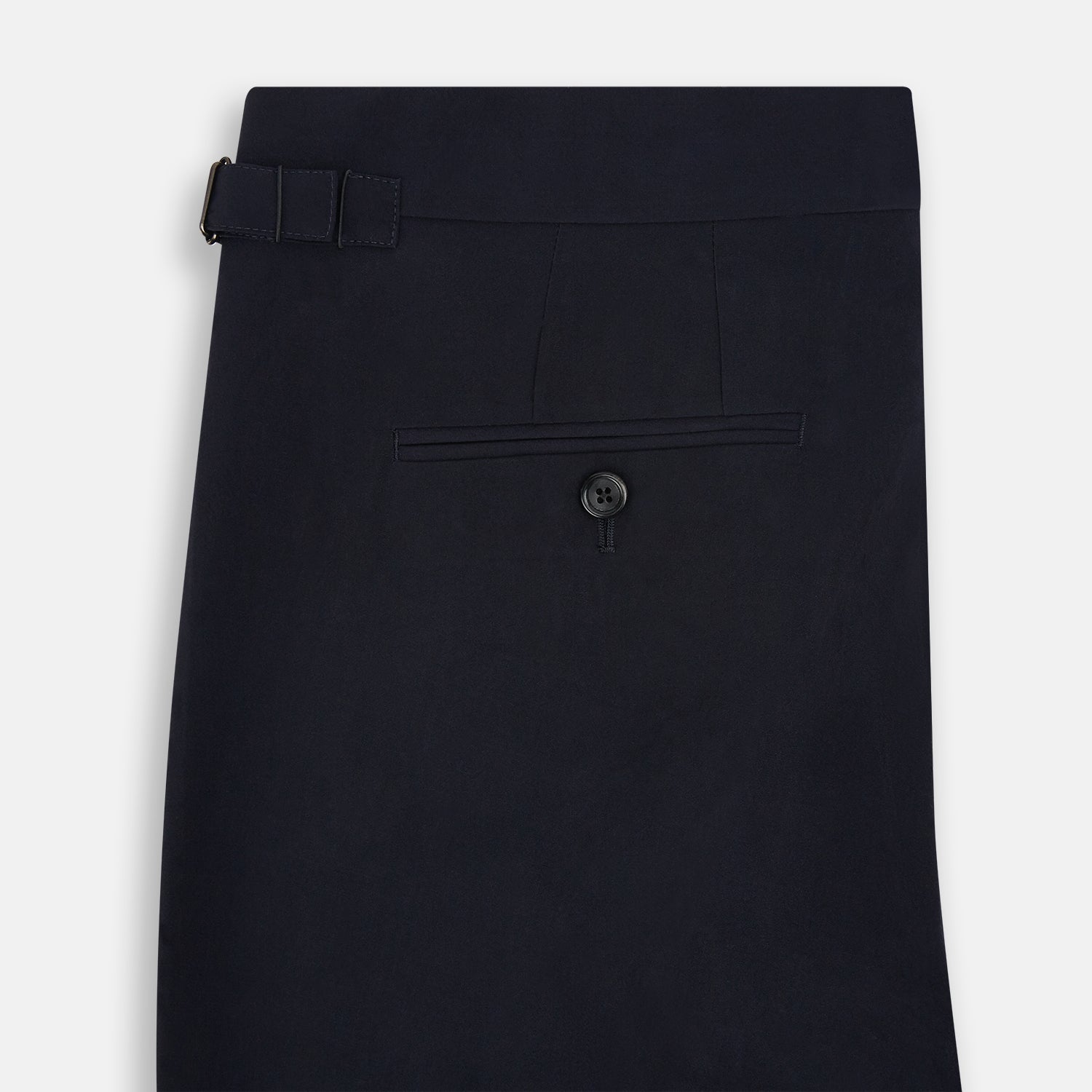 View 5 of product Midnight Blue Wool Henry Trousers